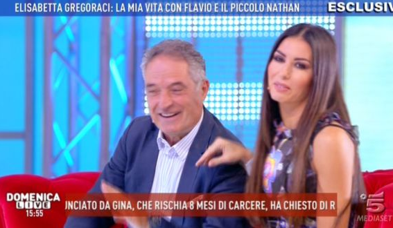 Elisabetta Gregoraci e il papà