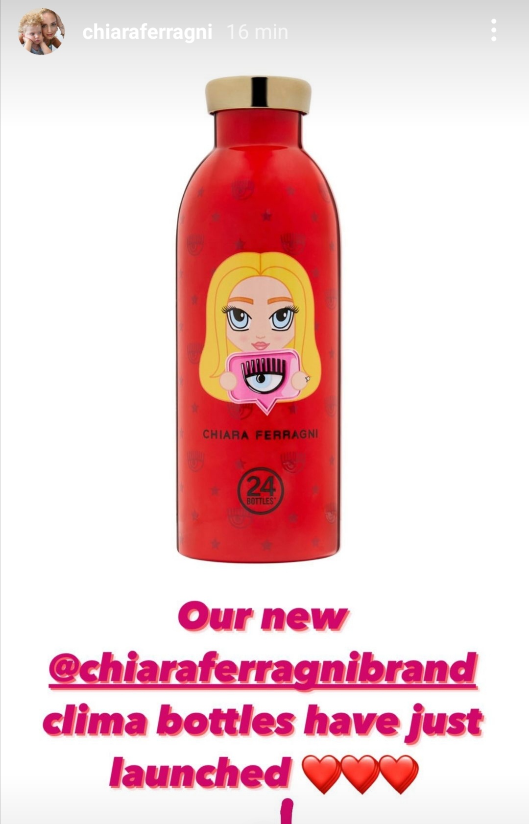 Chiara Ferragni Clima Bottle