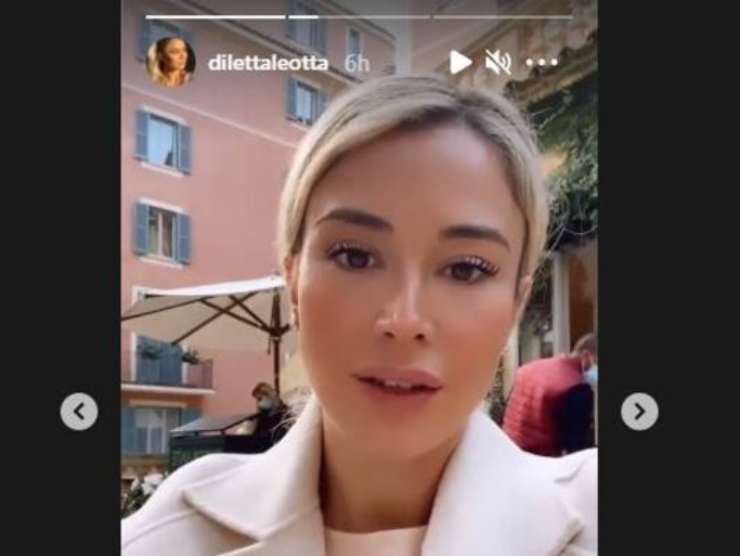 Diletta senza mascherina (Instagram)