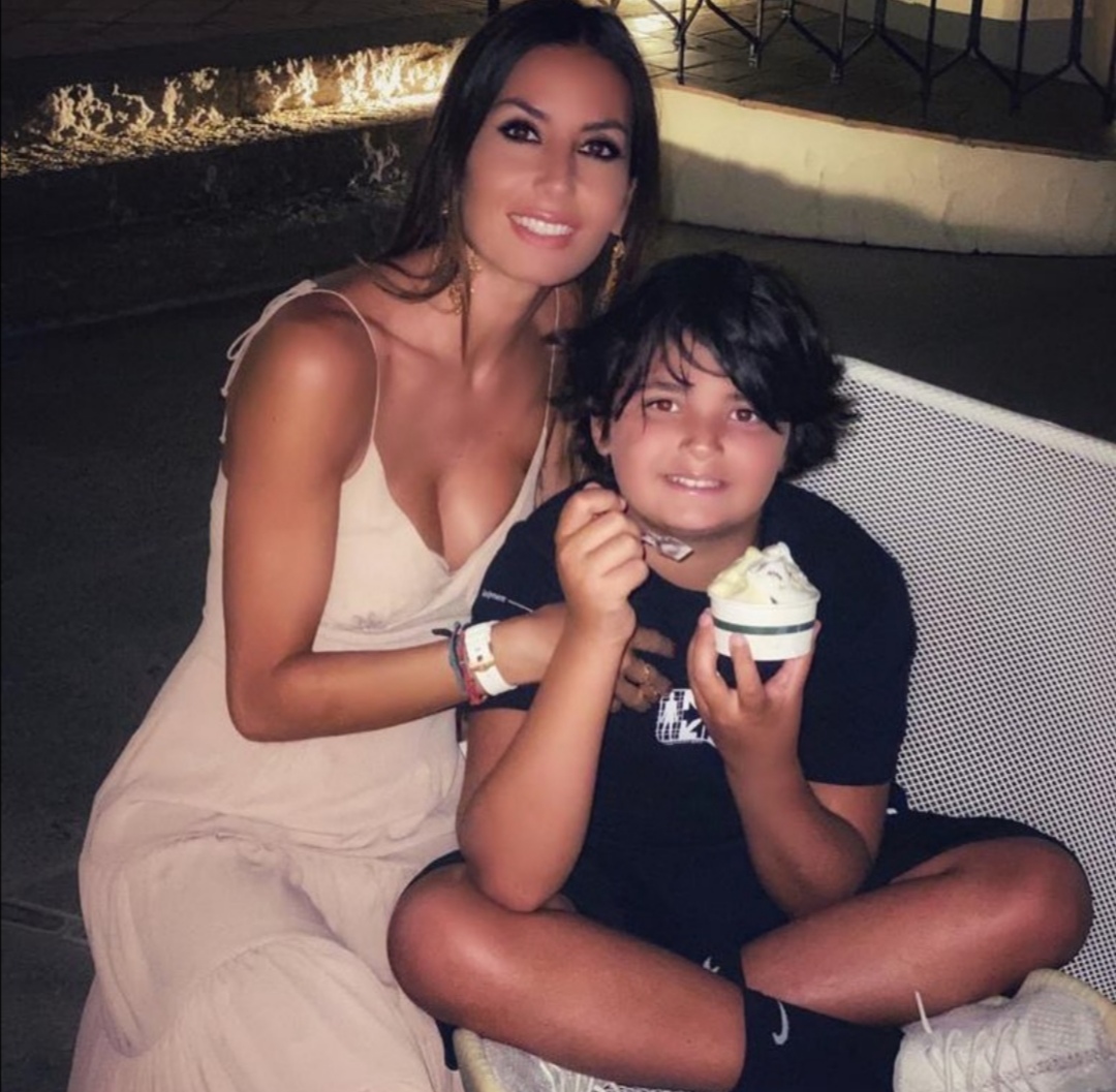 Elisabetta Gregoraci e il figlio Nathan