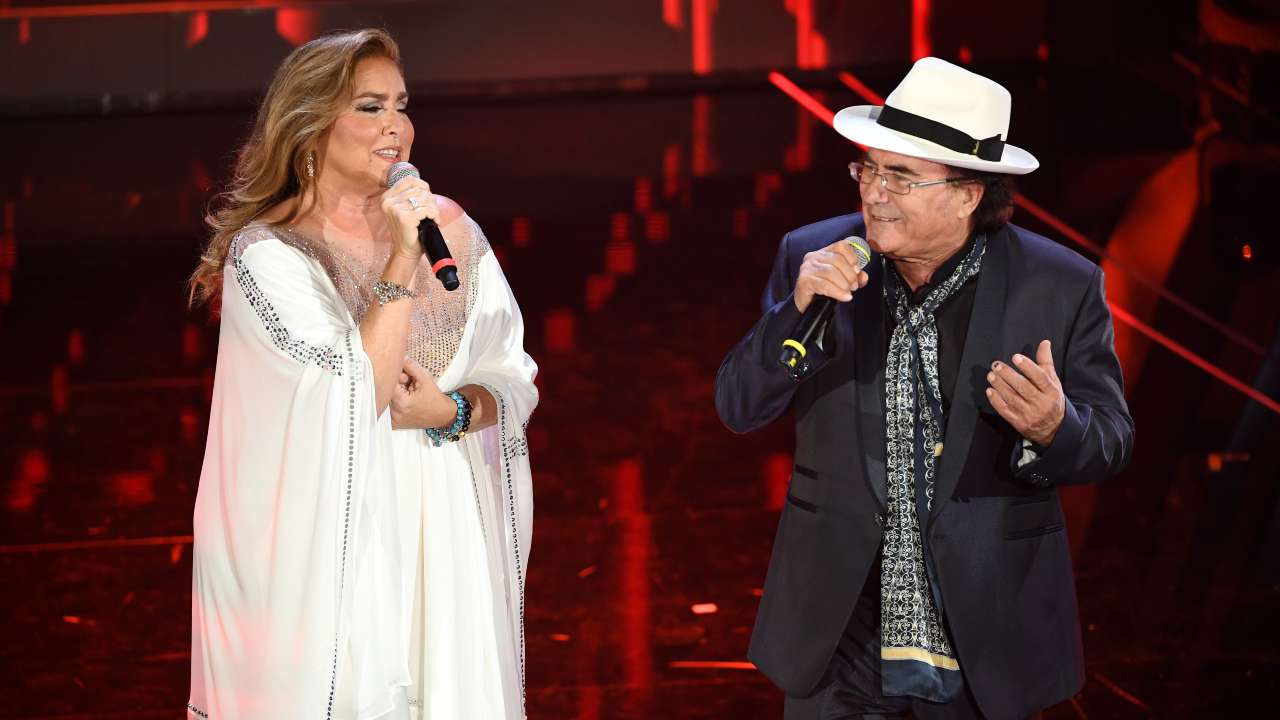 Albano e Romina cantano