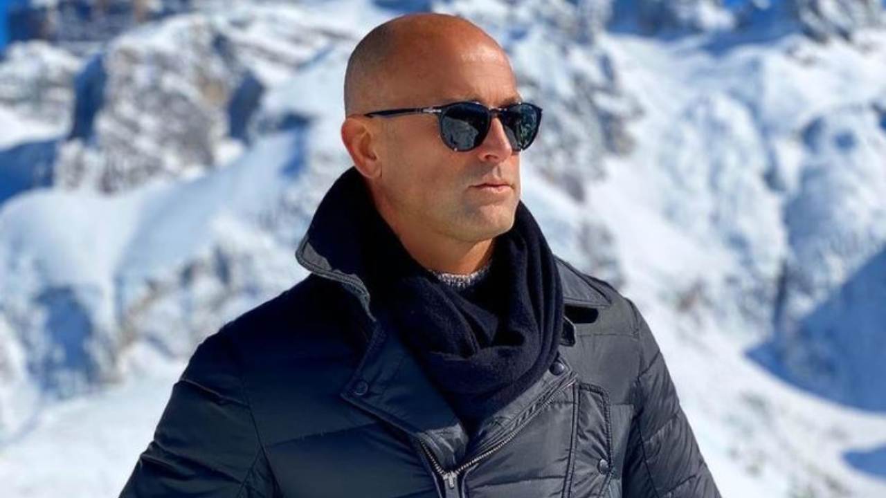 Stefano Bettarini in montagna