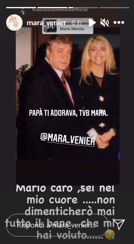 Mara Venier e Mario Merola