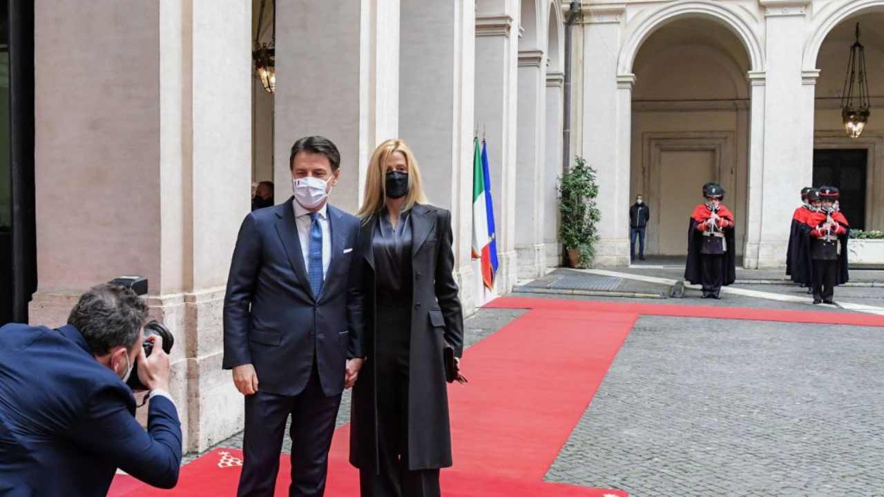 Giuseppe Conte Olivia Paladino (GettyImages)