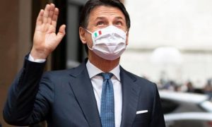 L'ex premier Giuseppe Conte