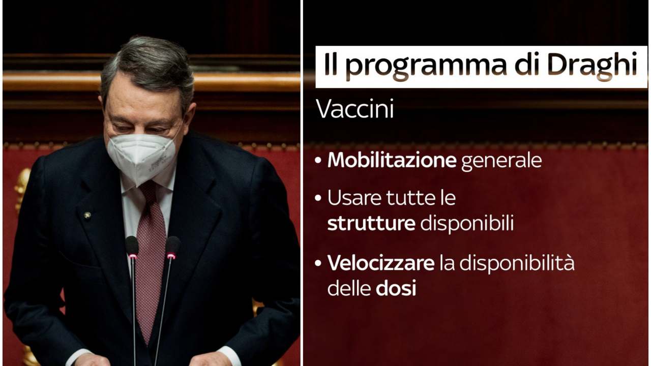 Le politiche vaccinali di Draghi