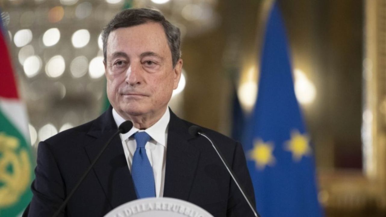 Il presidente del consiglio dei ministri Mario Draghi