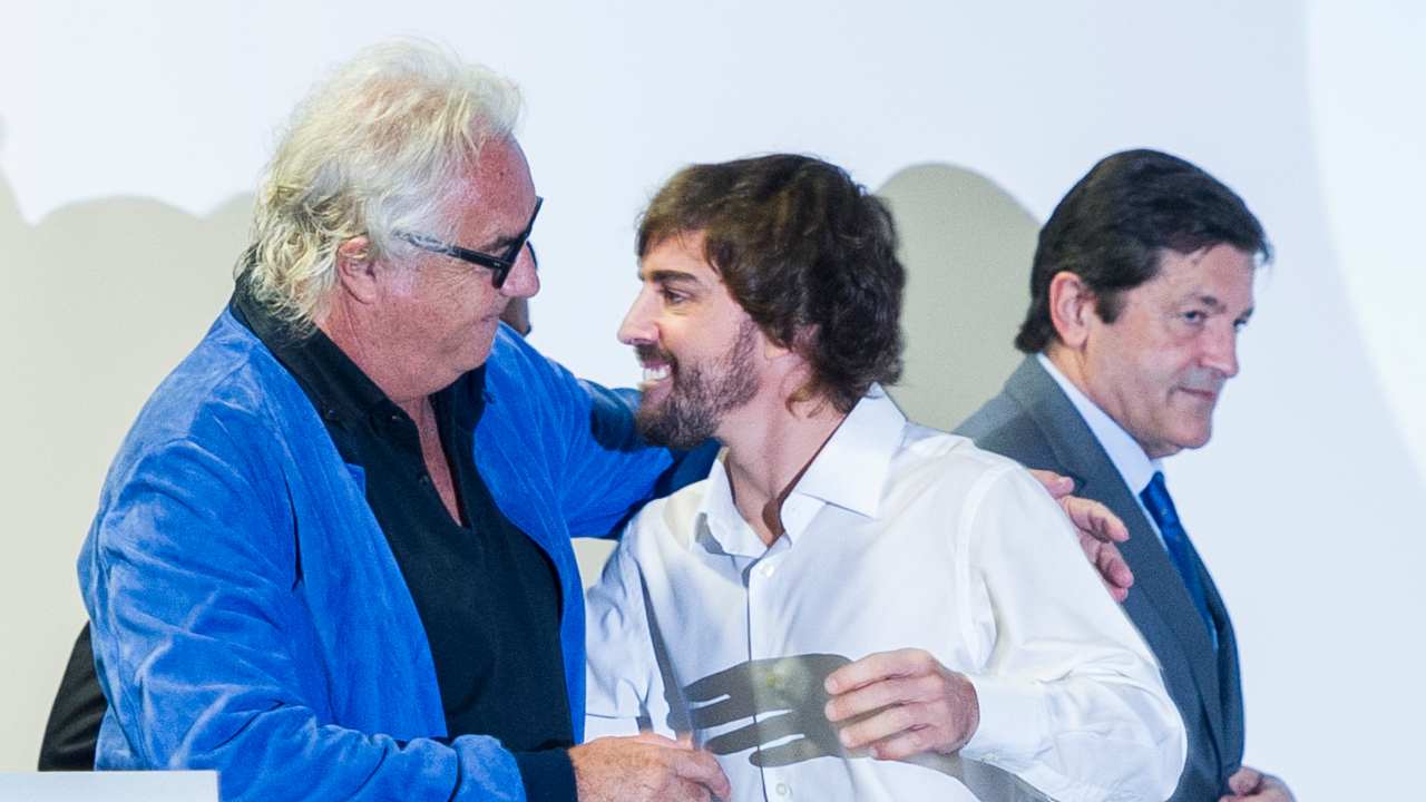 Flavio Briatore e Fernando Alonso