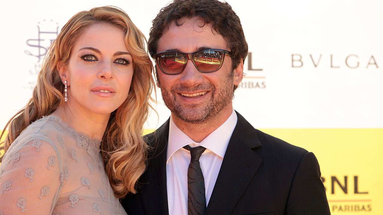 Claudia Gerini e suo marito Federico Zampaglione