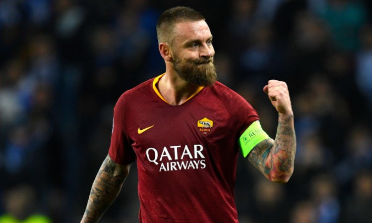 L'ex capitano della roma Daniele De Rossi