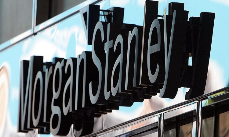 Insegna della banca statunitense Morgan Stanley