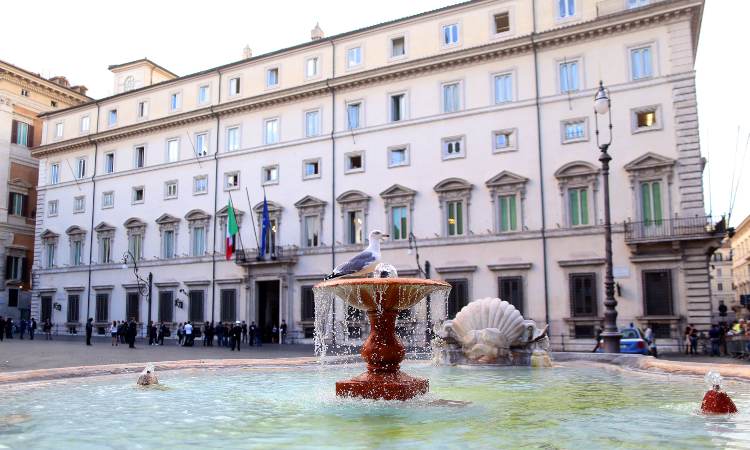 Il palazzo del governo italiano