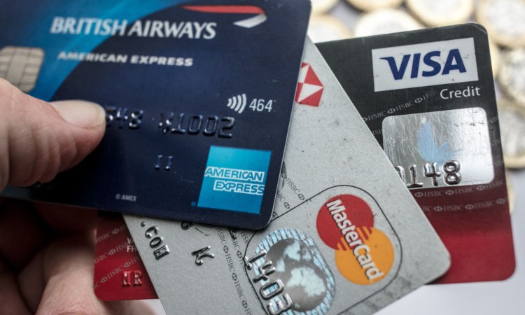 Le carte di credito di American express, Visa e Mastercard