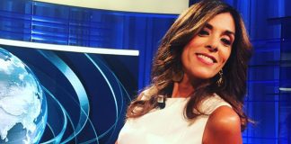 Emma D'acquino sorride al tg