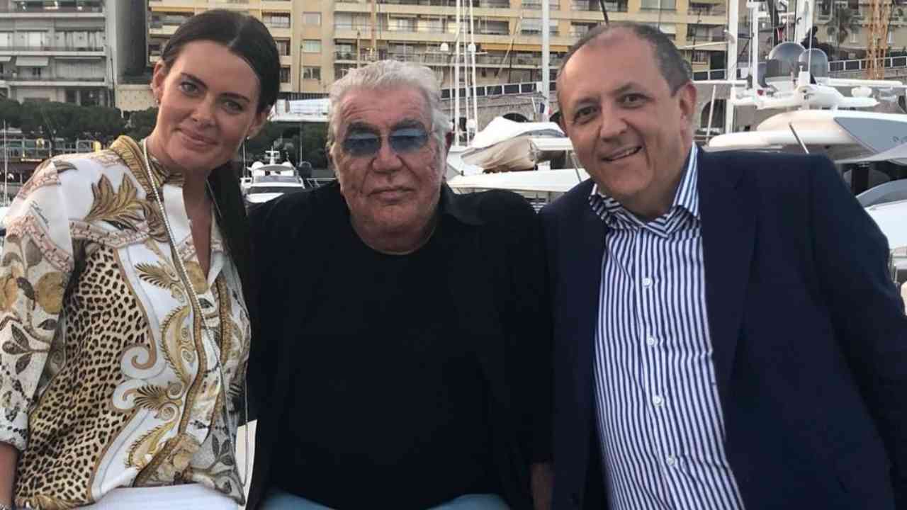 Roberto Cavalli e Sandra Nilsson