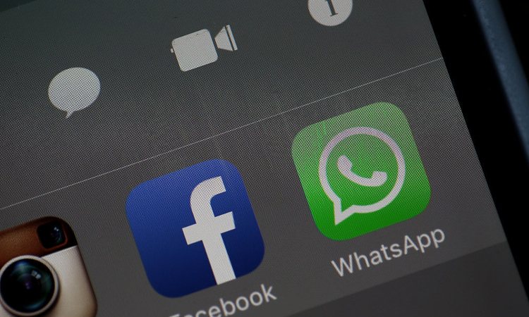 I loghi di Instagram, Facebook e Whatsapp 