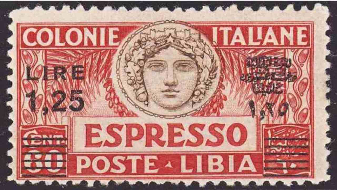 Francobollo 1933 Libia