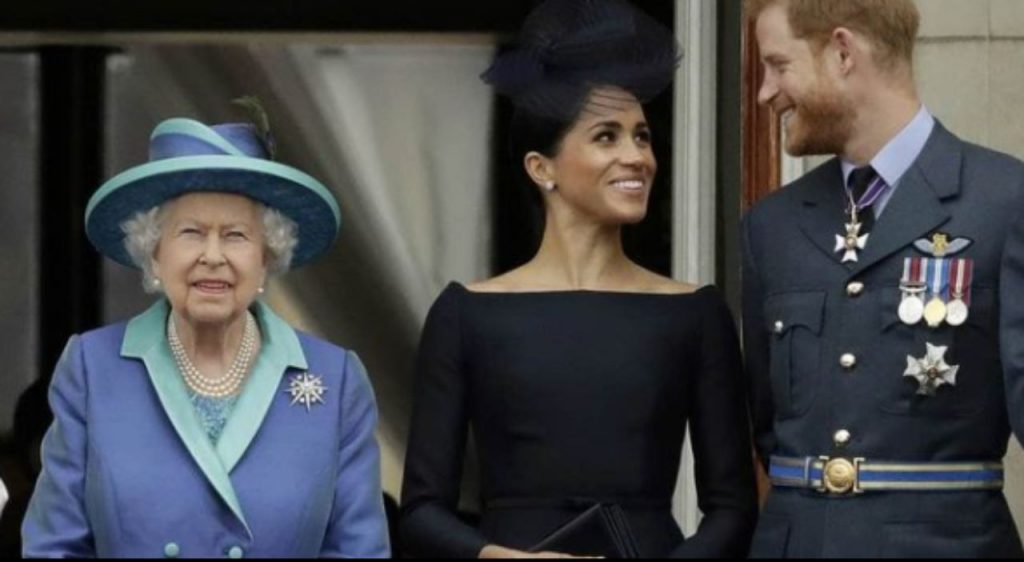 Harry e Meghan con la Regina