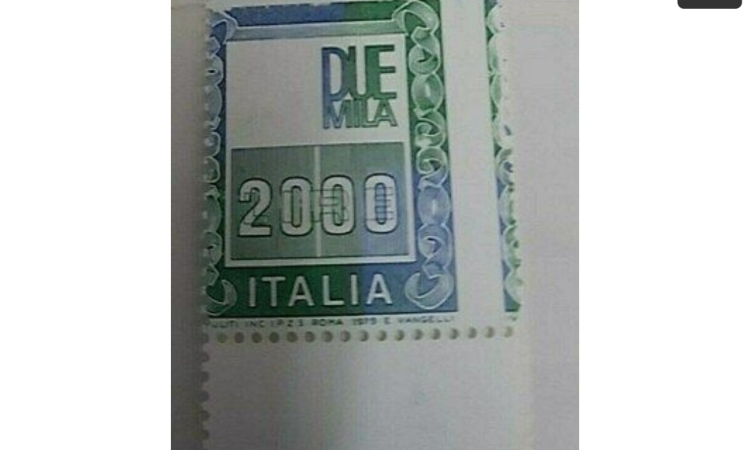 I§l francobollo da più di 2000 euro