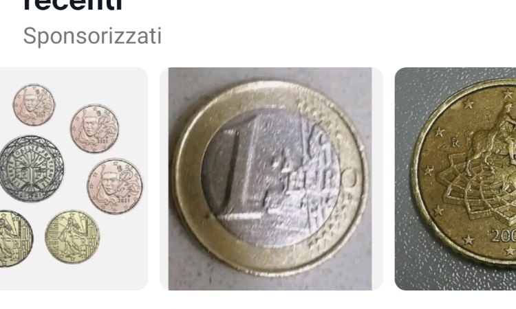 Una moneta da 1 euro con un alto valore