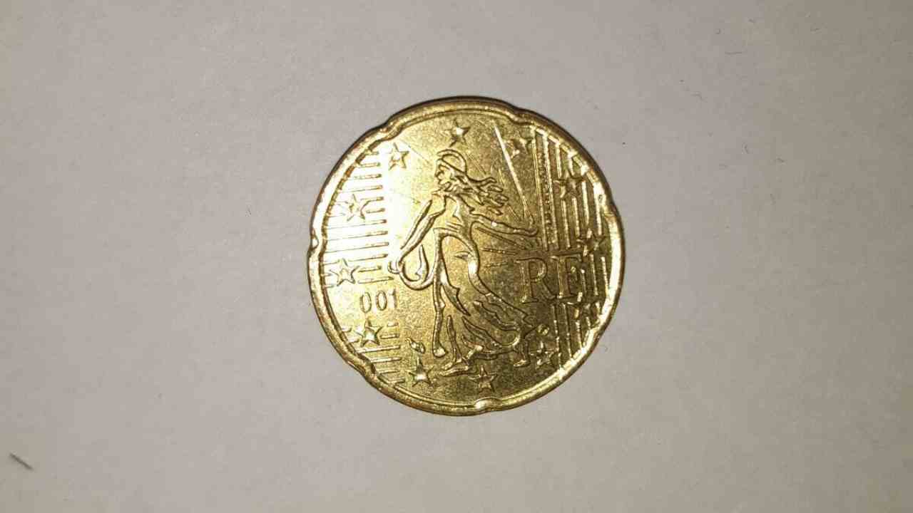Moneta da 20 centesimi rara