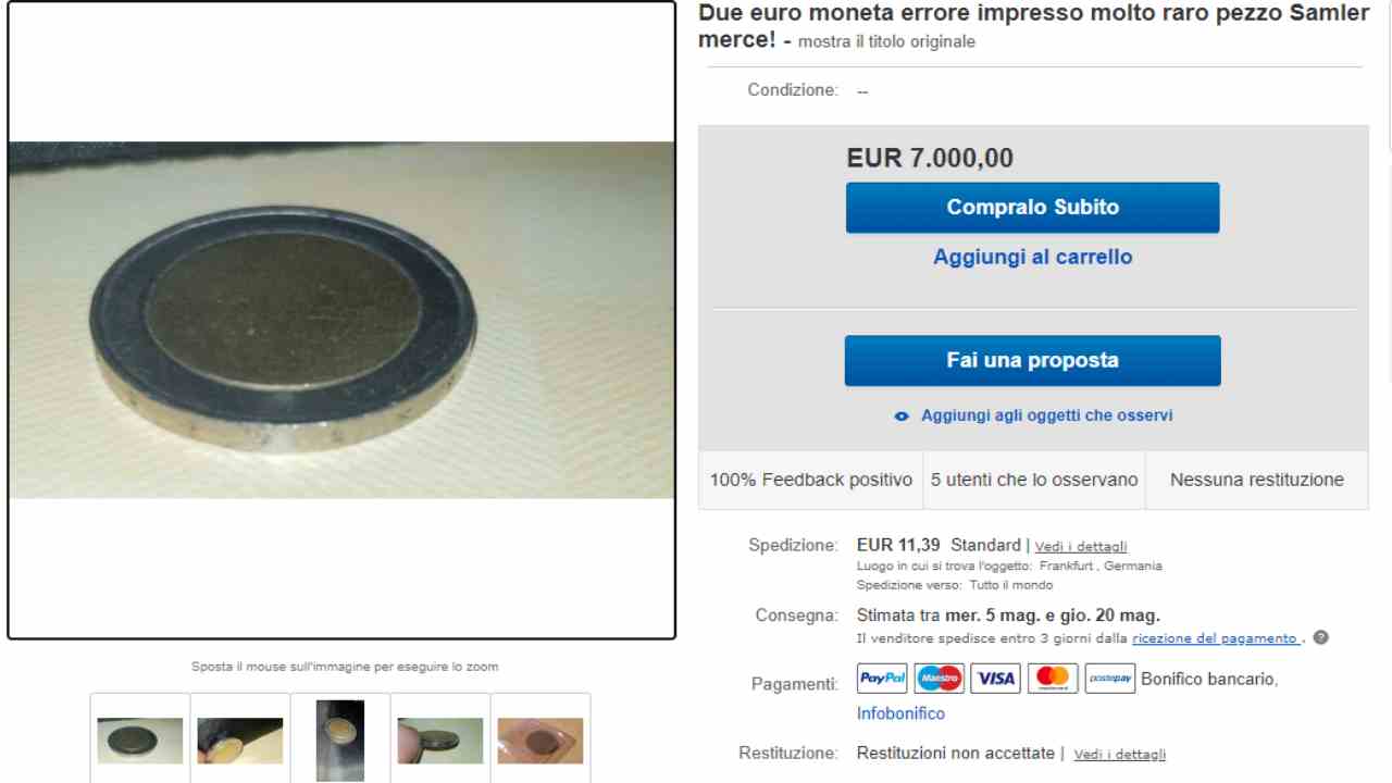 Moneta da due euro