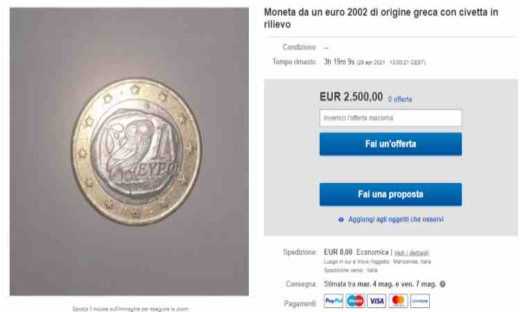 Moneta da un euro