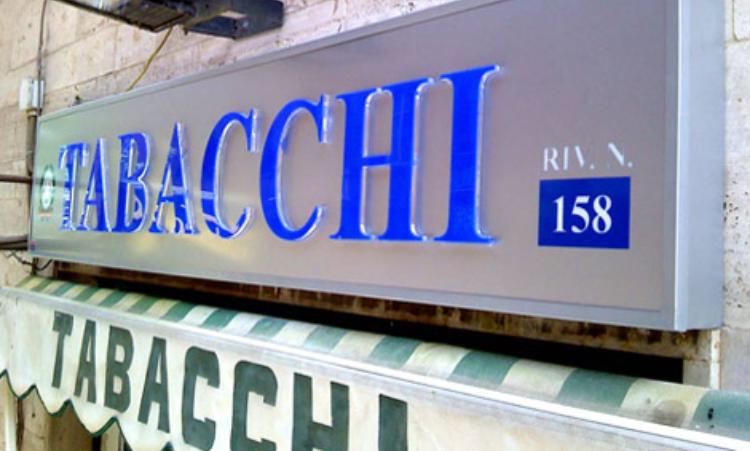 insegna tabacchi 