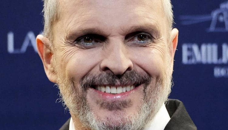 Miguel Bosè sorride 