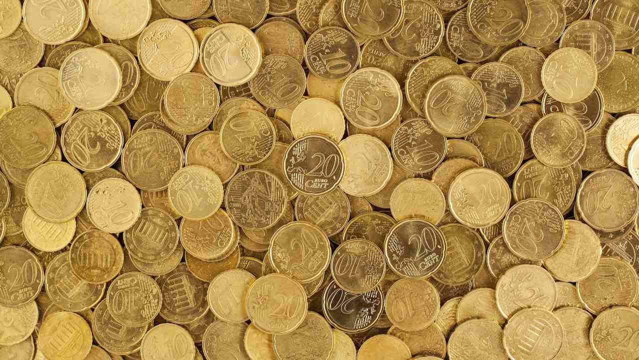 monete da 10, 20 centesimi
