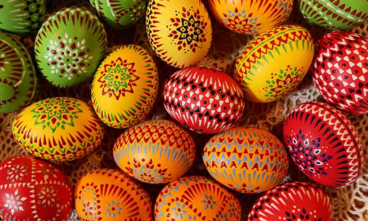 uova di Pasqua decorate 