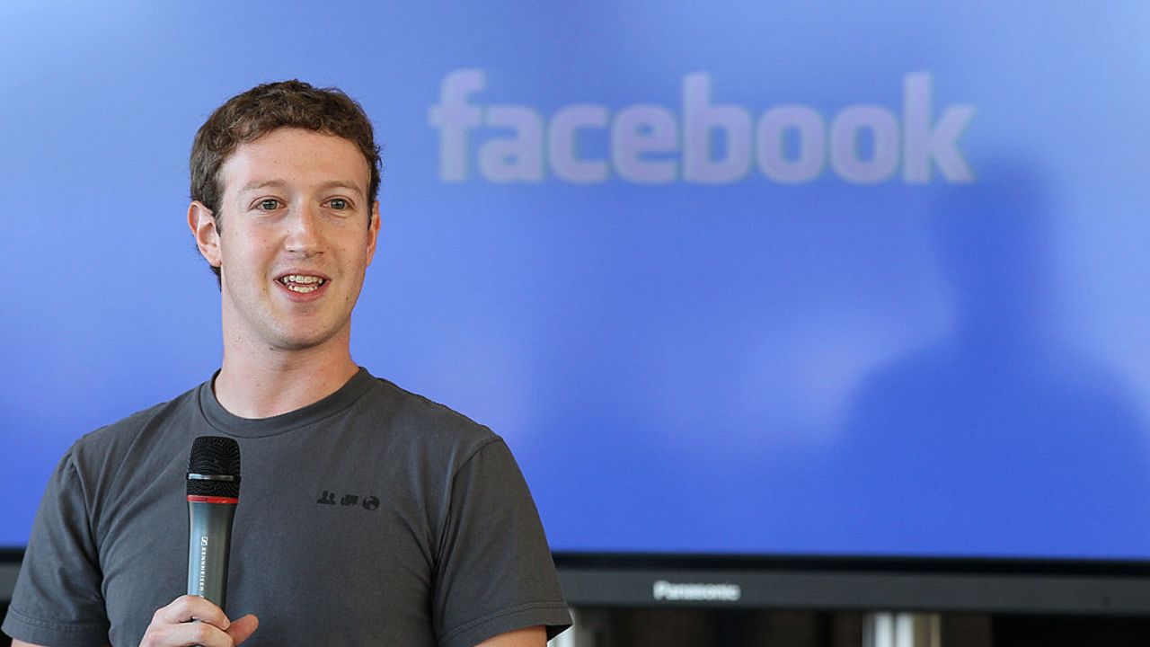 Il famoso fondatore di Facebook Mark Zuckerberg