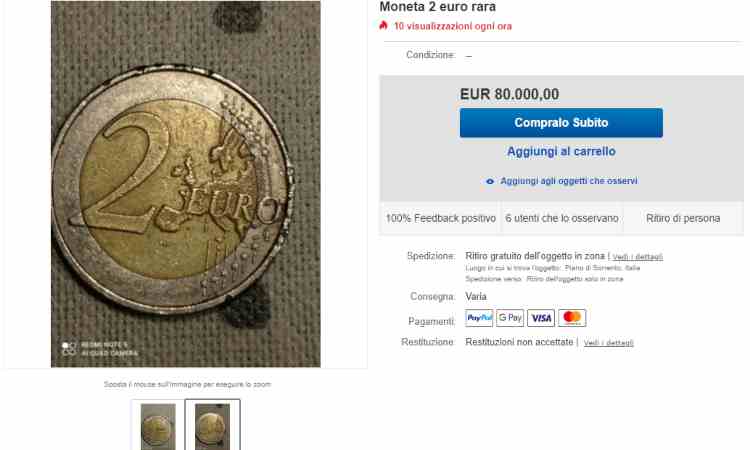 Moneta due euro