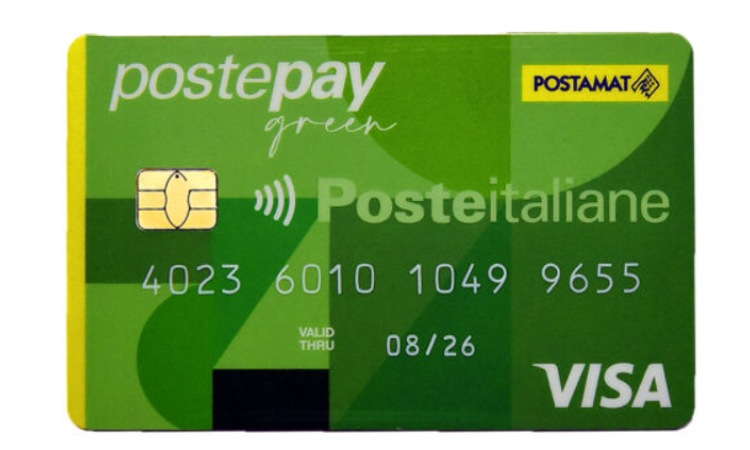 Una Postepay Green della Visa