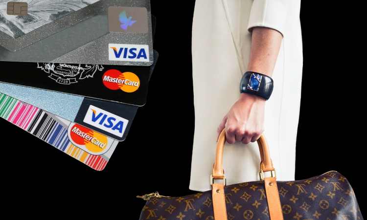 shopping con carte di credito 