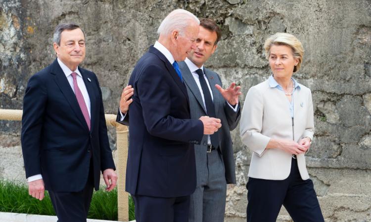 Alcuni esponenti statali durante il G7