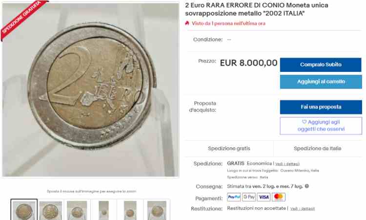 Moneta due euro
