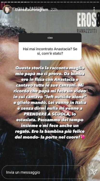 Stories di Aurora Ramazzotti