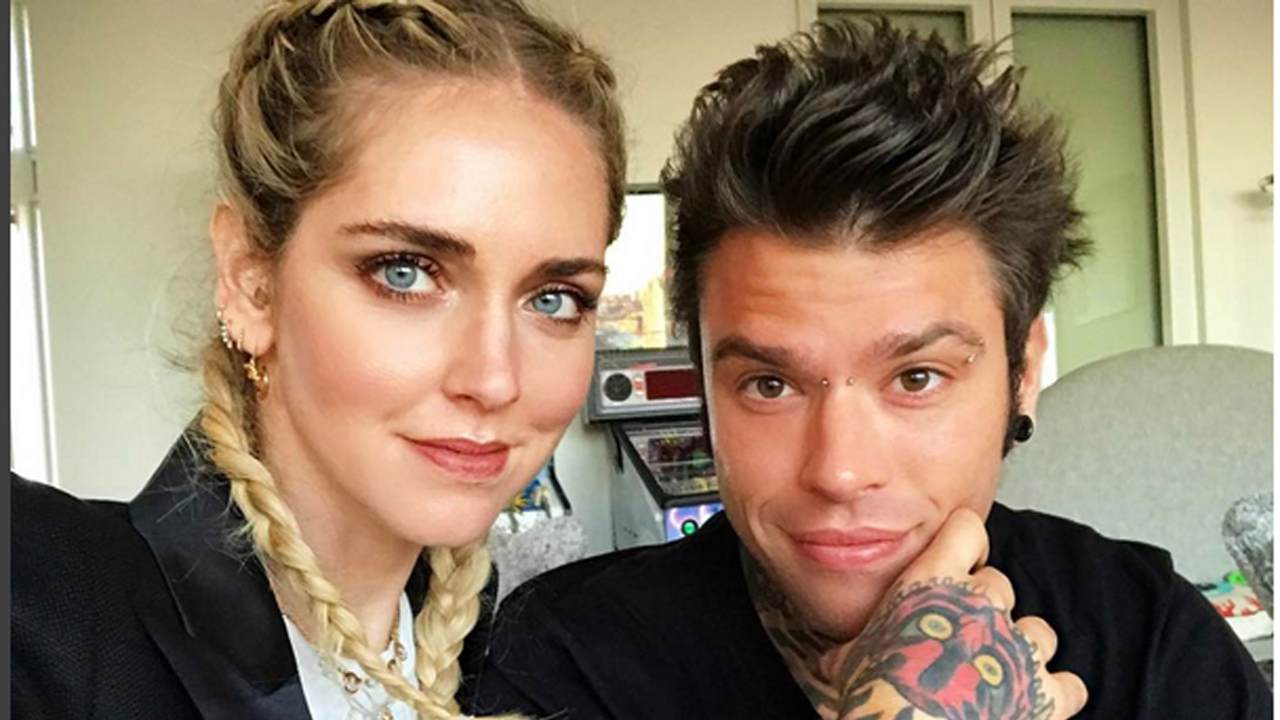 Fedez e chiara Ferragni con le trecce