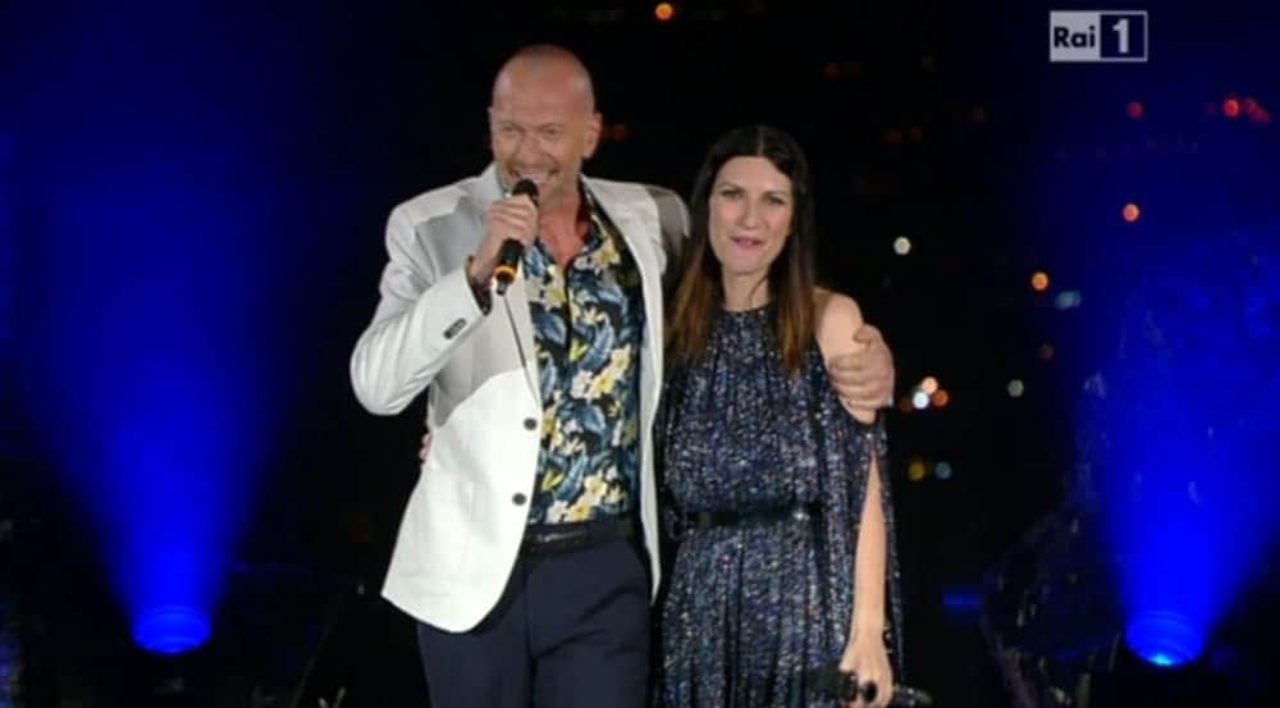 Biagio Antonacci e Laura Pausini