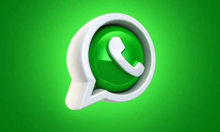 Il simbolo tridimensionale di Whatsapp