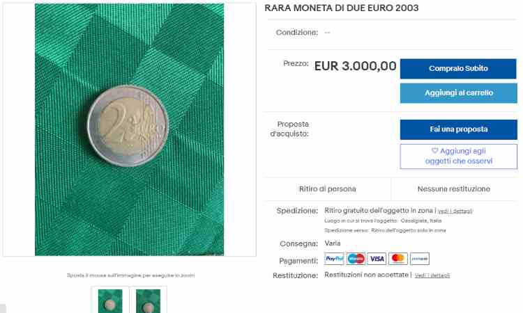 Moneta due euro