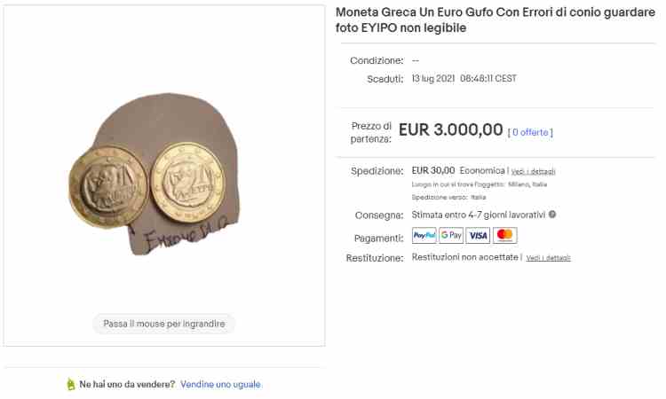 Moneta un euro