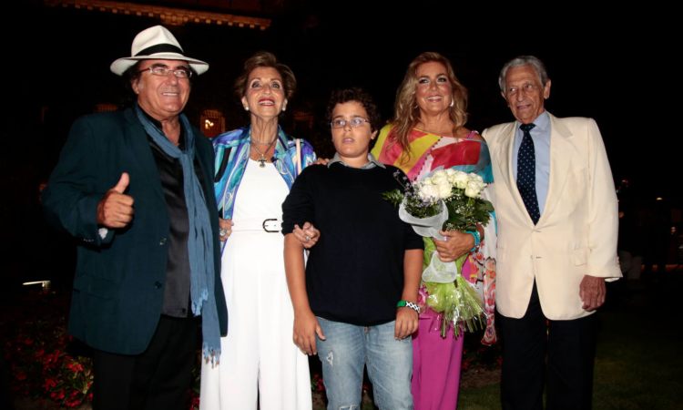 Albano jr. Insieme al padre e Romina