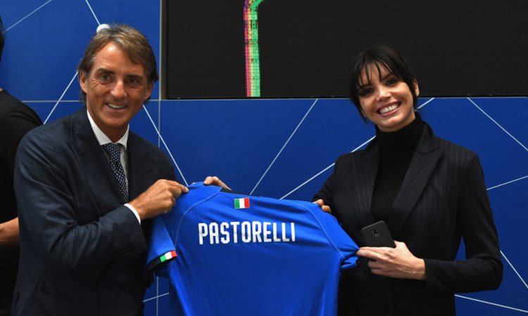 Ilenia Pastorelli e Roberto Mancini