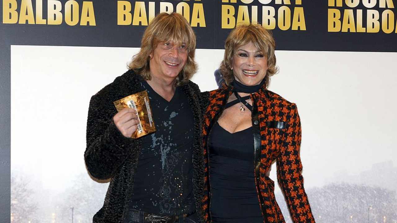 Carmen Russo e Enzo Paolo Turchi attendono il film 'Rocky Barboa'
