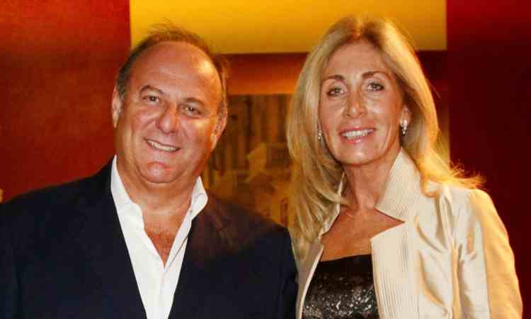 Gerry Scotti e Gabriella Perino