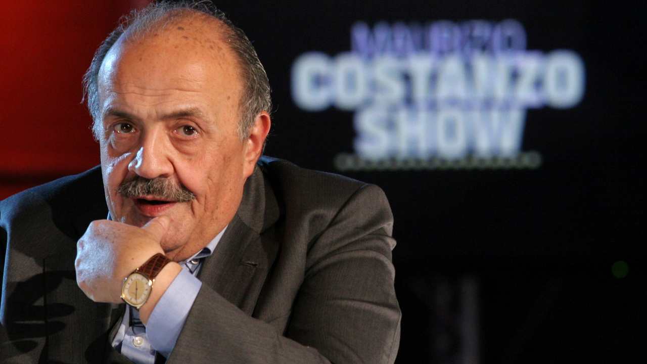 Maurizio Costanzo serio