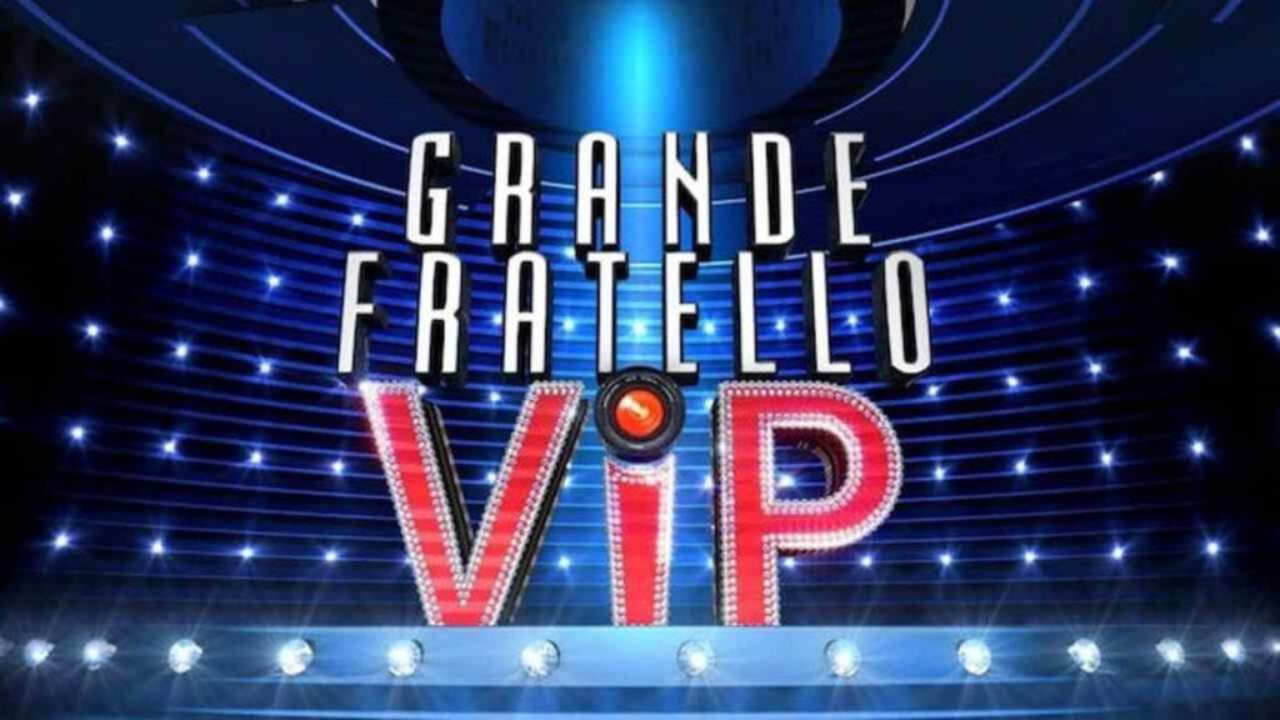 La scritta del 'Grande fratello vip'