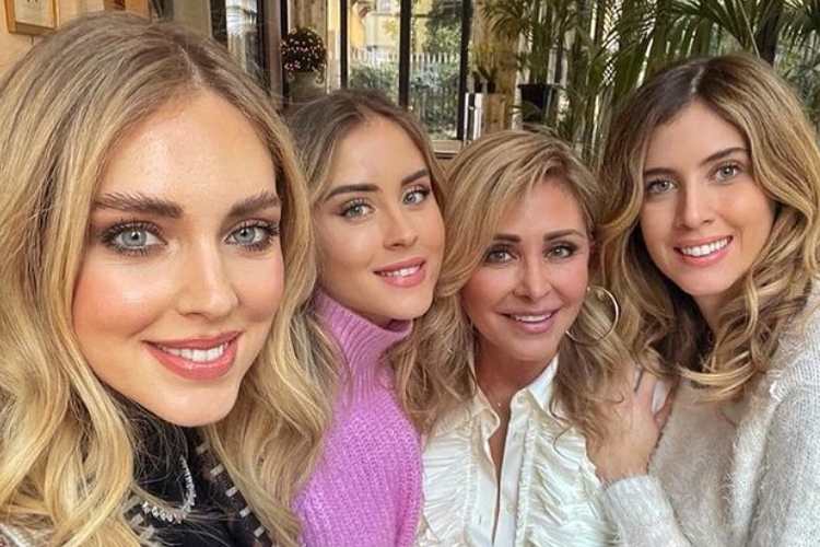 ferragni chiara francesca valentina sorelle figlie